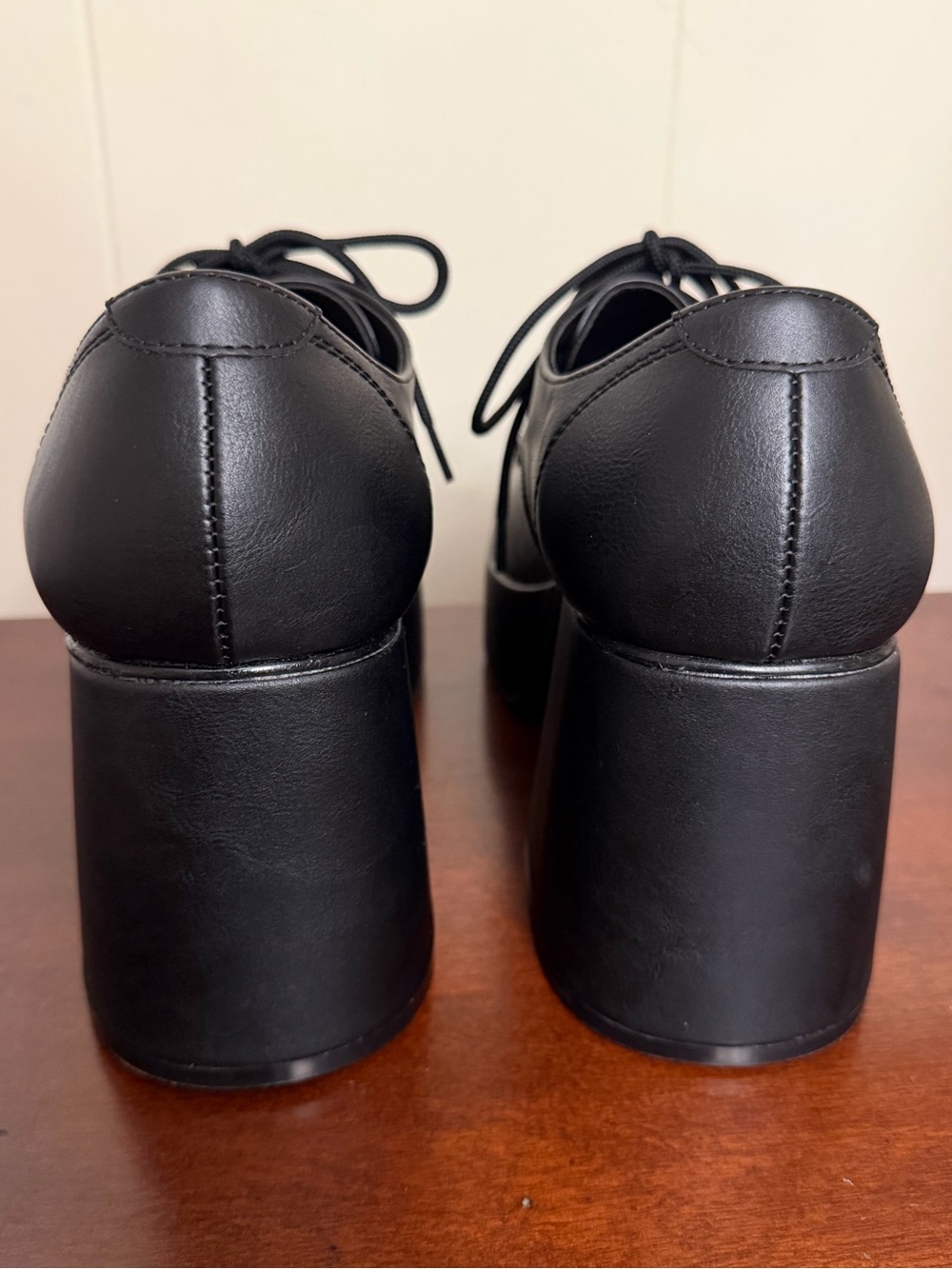 Funtasma Jazz-02 Black Vegan Platform Disco Shoes Unisex NWOT - Picture 4 of 13